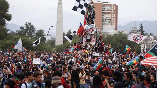 Chile: Miles protestan en varias ciudades contra el Gobierno de Sebastián Piñera. Foto y video: AFP