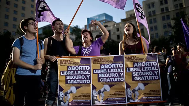 Chile despenalizó el aborto. Foto: AFP