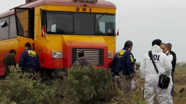 El conductor del autovagón 261 se percató de la presencia de un sujeto / Foto: @PDI_Arica