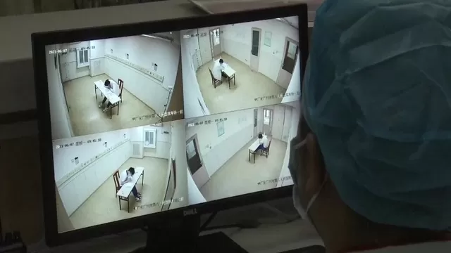 Chinos con COVID-19 rinden exámenes de ingreso a la universidad aislados en un hospital