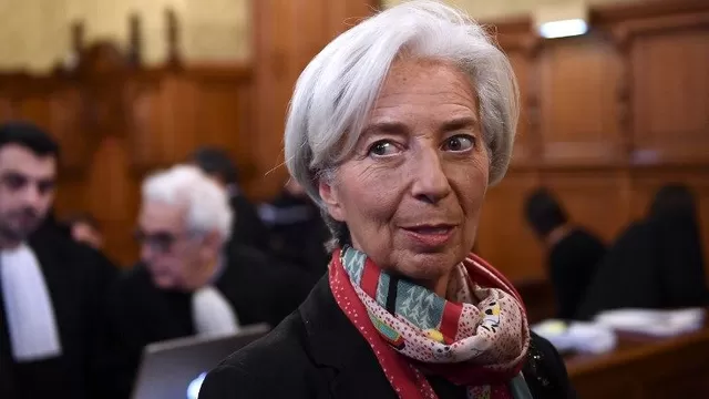 Christine Lagarde. (Via: AFP)