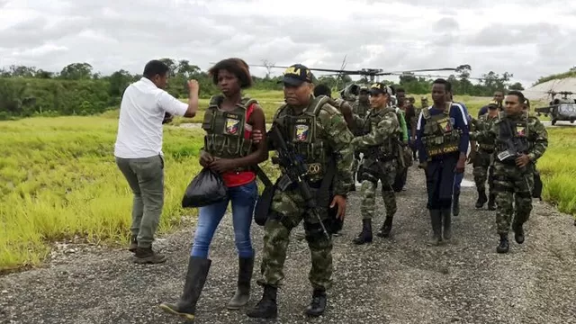Ocho cautivos fueron liberados por ELN en Colombia. Foto: Foto: AFP /Ej&eacute;rcito de Colombia/HO