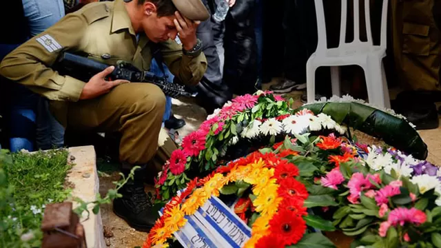 Funeral del soldado Moshe Malko en Jersualén. (Foto: AFP)