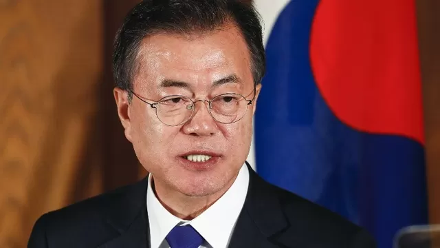 Moon Jae-in, presidente de Corea del Sur. Foto: AFP