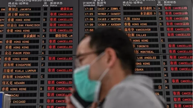 China negará entrada a extranjeros y reducirá vuelos internacionales por coronavirus. Foto: AFP