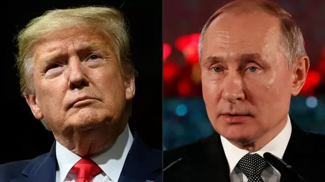 Vladimir Putin y Donald Trump. Foto: AFP