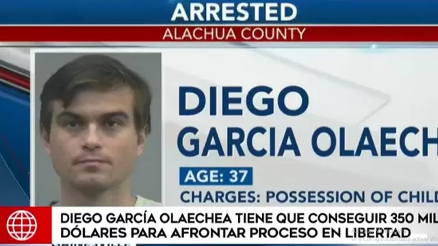 Diego García Olaechea: Autoridades de EE. UU. le imponen fianza de $325 000