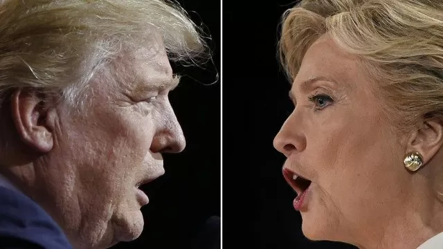Donald Trump y Hillary Clinton (Vía: AFP)