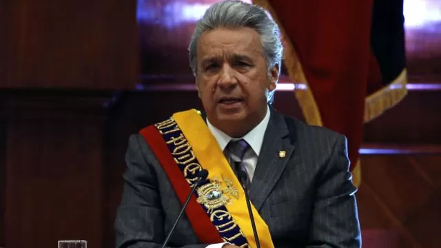 Lenín Moreno, presidente de Ecuador, durante un evento. (Foto: AFP/referencial)