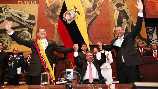Lenín Moreno, presidente de Ecuador (centro). Foto: @Gene_Daya