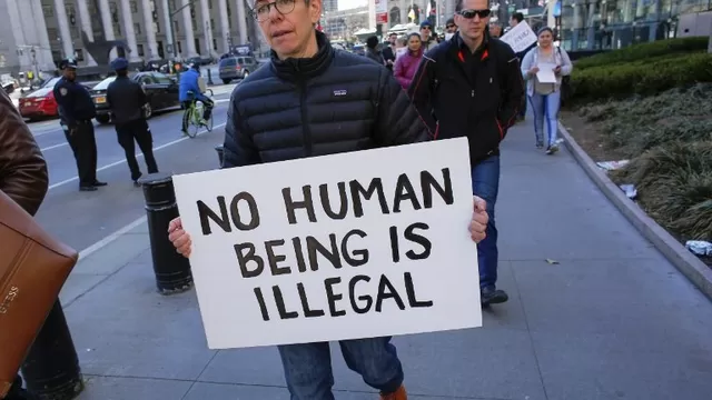 Manifestaciones contra deportaciones en Estados Unidos. Foto: AFP