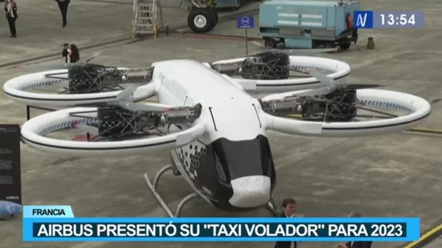 La empresa Airbus presentó su "taxi volador" para 2023