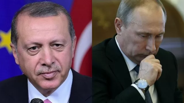 Recep Tayyip Erdogan y Vladimir Putin (Vía: AFP)