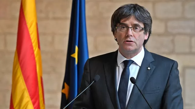 Carles Puigdemont, destituido presidente de Cataluña. Foto: AFP