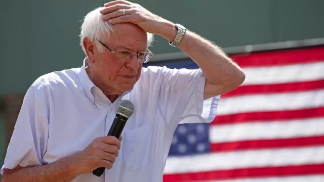 Bernie Sanders suspendió su campaña electoral por un bloqueo arterial. Foto: EFE