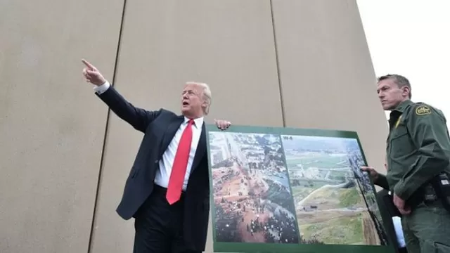 Donald Trump solicita fondos para construcción de muro en frontera con México. Foto: Infobae