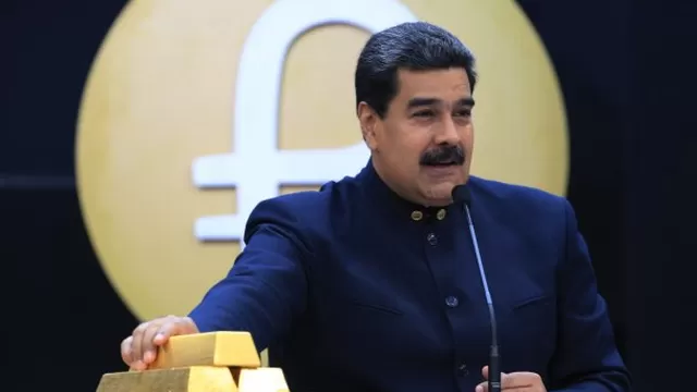Secretario del Tesoro de Estados Unidos, Steven Mnuchin, dijo que la medida se dirige a la procesadora de oro Minerven y a su presidente &quot;por apuntalar el c&iacute;rculo interno del corrupto r&eacute;gimen de Maduro&quot;. Foto: AFP