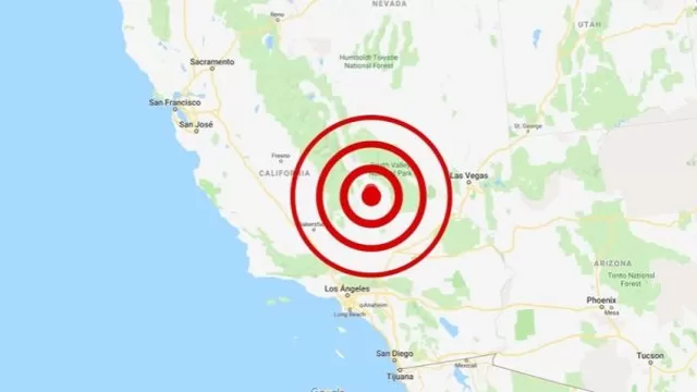 Estados Unidos: terremoto de magnitud 7,1 sacude el sur de California. Foto: USGS