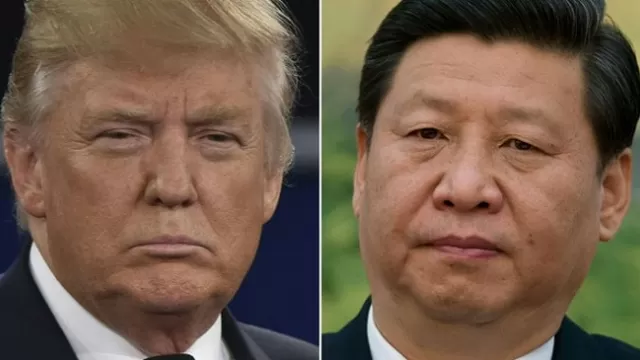 Donald Trump y Xi Jinping. Foto: AFP