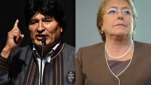 Evo Morales y Michelle Bachelet. (V&iacute;a: AFP)