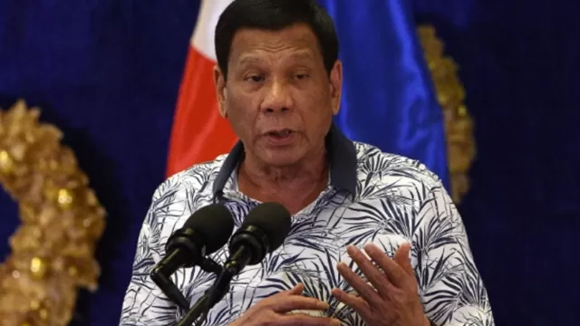 Rodrigo Duterte, presidente de Filipinas. Foto: AFP