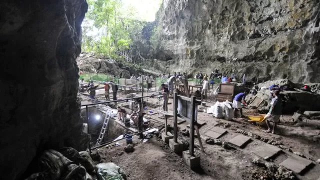 Fósiles hallados en una cueva de Filipinas sugieren la existencia de un nuevo homínido llamado Homo Luzonensis, que habitó la isla de Luzón durante finales del Pleistoceno. Foto: AFP