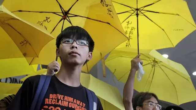 Joshua Wong, activista. (V&iacute;a: Twitter)
