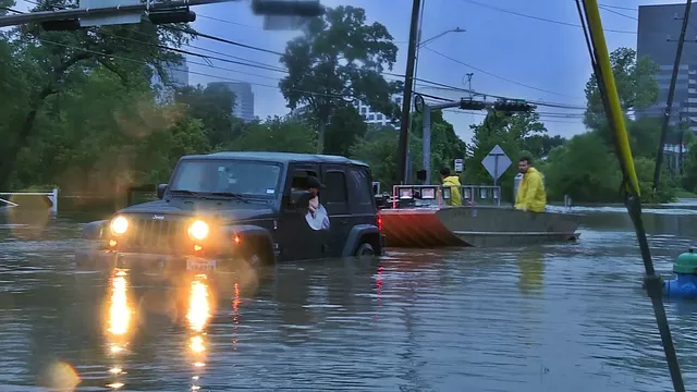 Huracán Harvey deja inundaciones sin precedentes en Texas. Foto: AFP