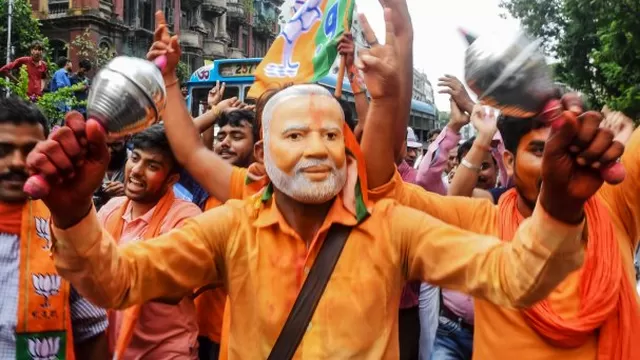 India: Partido de Narenda Modi reivindica victoria en elecciones legislativas. Foto: AFP