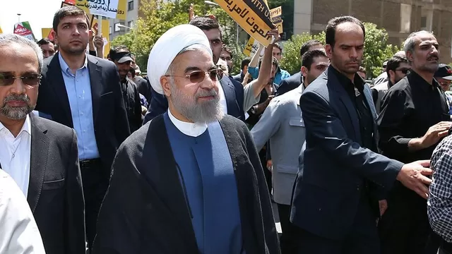 Presidente iraní Hasan Rohani. Foto: AFP