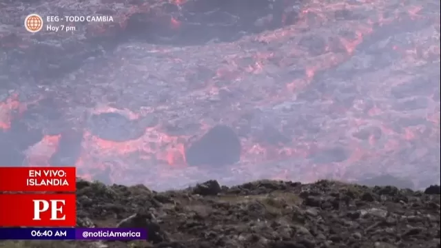 Islandia: Un volcán entró en erupción cerca de la capital
