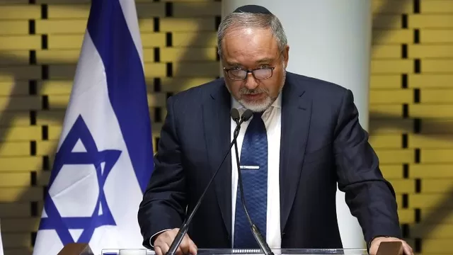 Avigdor Lieberman, ministro de Defensa de Israel. Foto: AFP