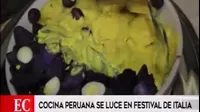 Italia: cocina peruana se lució en festival de Turín