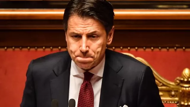 Italia: Giuseppe Conte anunció su renuncia al cargo de primer ministro. Foto: AFP