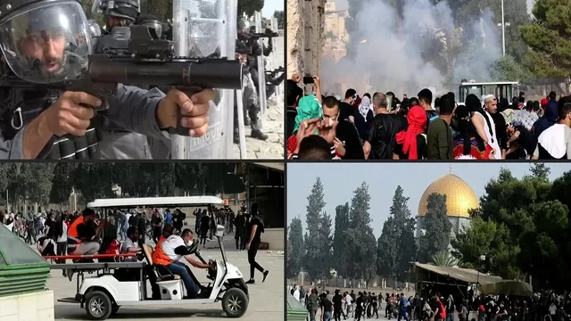 Jerusalén: Nuevos enfrentamientos en la Explanada de las Mezquitas dejan más de 300 heridos