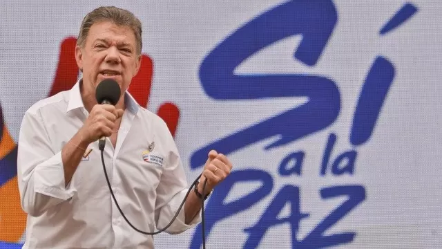 Juan Manuel Santos, presidente de Colombia. (Vía: AFP)