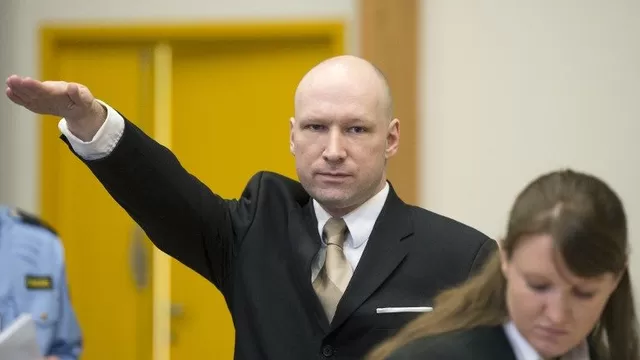 Anders Behring Breivik. (Vía: AFP)