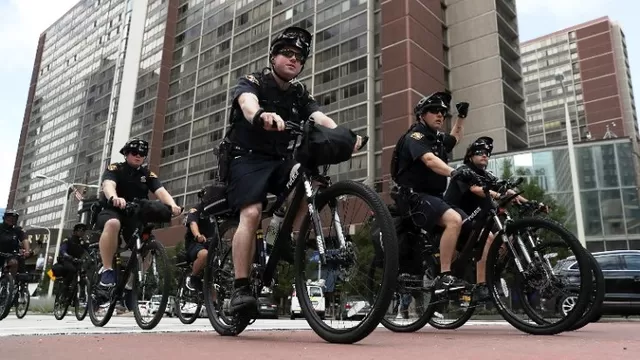 Policías estadounidenses. Foto referencial: AFP.