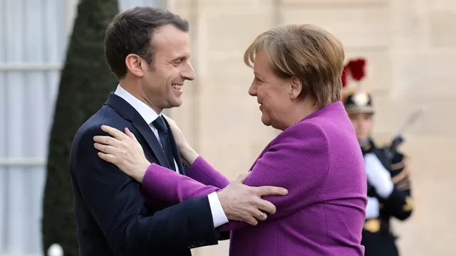 Macron y Merkel preparan un plan para reformar la Unión Europea. Foto: AFP