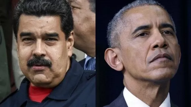 Nicolás Maduro y Barack Obama. (Vía: AFP)