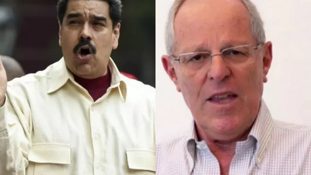 Nicolás Maduro y PPK. (Vía: Twitter)