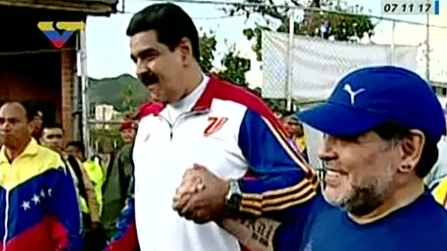 Maradona a Nicolás Maduro: "No aflojes nunca"