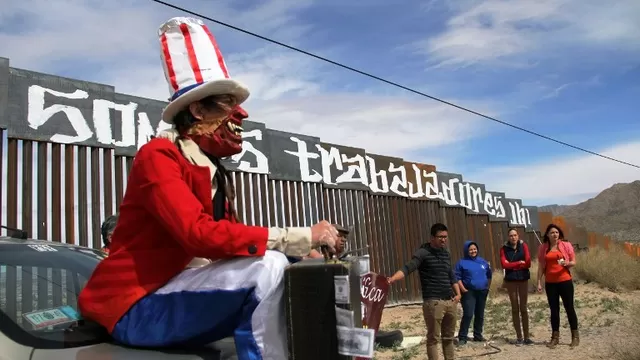 Mexicanos protestan contra medidas antimigratorias de Trump. Foto: AFP
