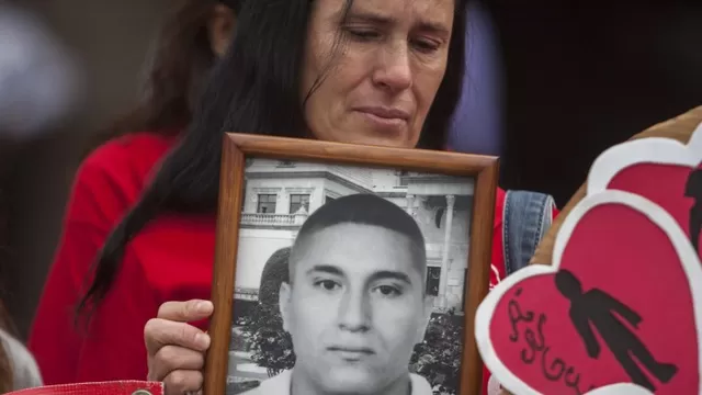 Madres piden justicia por sus familiares desaparecidos en México. Foto: AFP