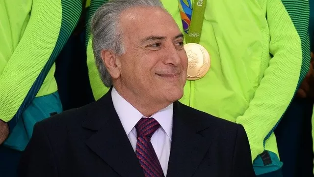 Michel Temer, presidente de Brasil. (Vía: AFP)
