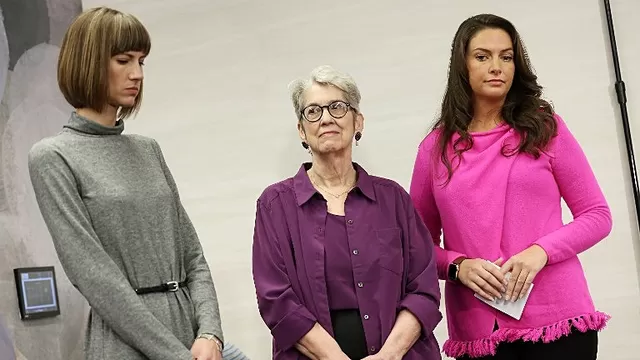 Mujeres que acusan a Trump de acoso instan al Congreso de EE.UU. a investigar. Foto: AFP