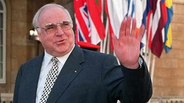 Helmut Kohl, excanciller de Alemania. Foto: AFP
