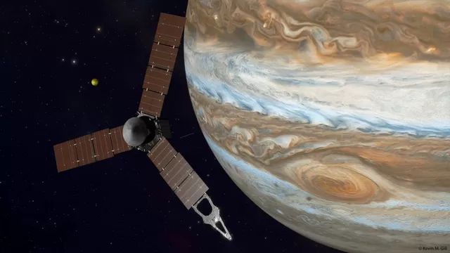 NASA: sonda Juno ingresa con éxito en la órbita de Júpiter