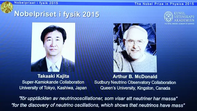 Nobel de Física para un japonés y un canadiense por su descubrimiento sobre los neutrinos