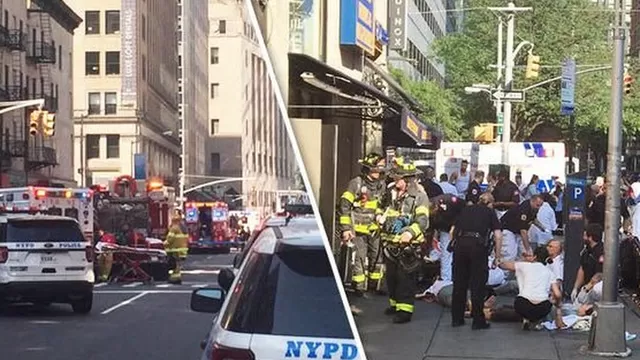 Explosi&oacute;n dej&oacute; 35 heridos en Nueva York. Foto: Sipse.com